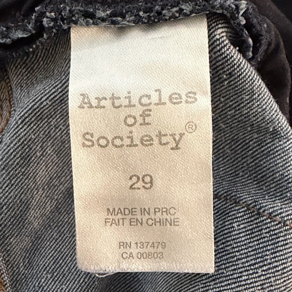 Articles Of Society Faith Flare Oakhurst Raw Hem Jeans Size 29 - Picture 5 of 10